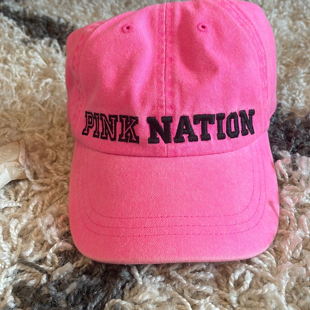 PINK baseball hat